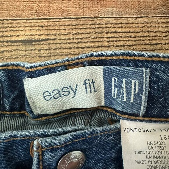 Gap Kids Easy Fit Blue Denim Jeans - Size 4 - Picture 3 of 5